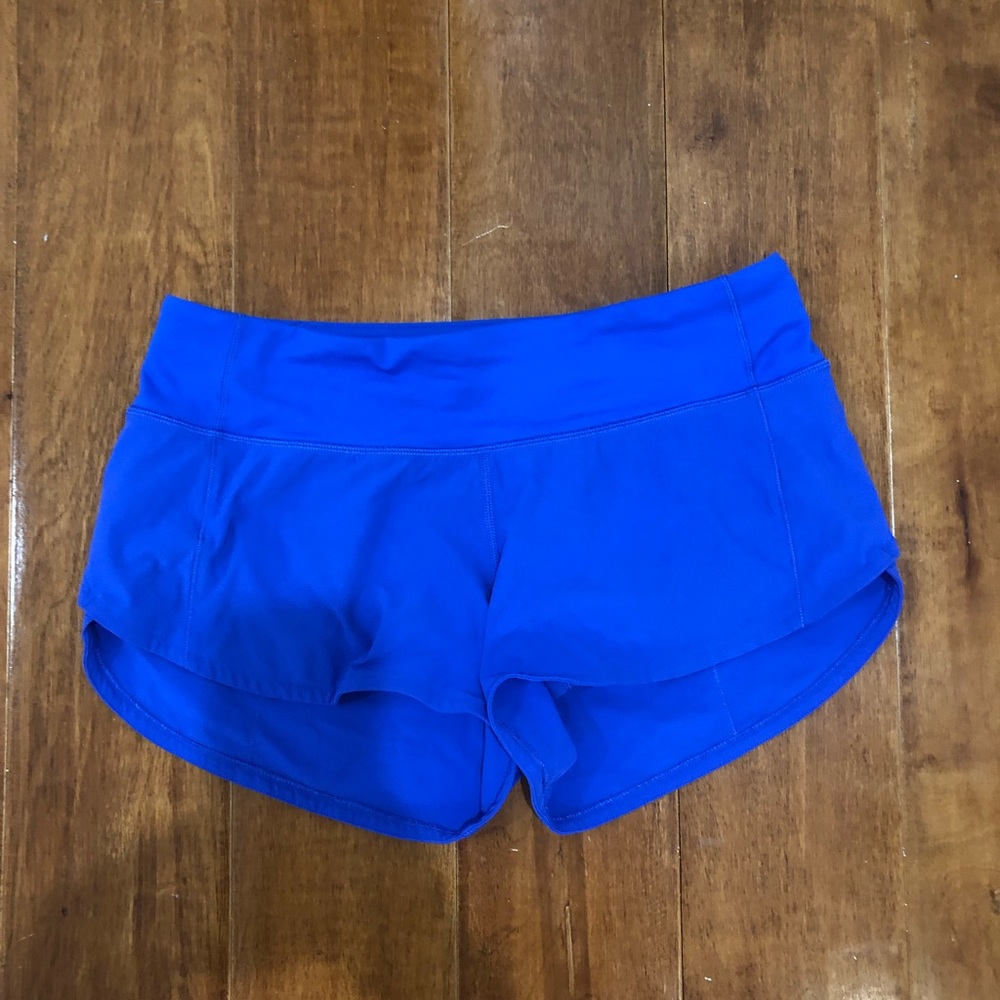 Blue lululemon shorts